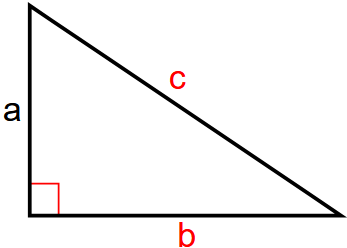 Berechent d'Längt vum Been a  vun engem Dräieck mat dem Pythagorean Theorem